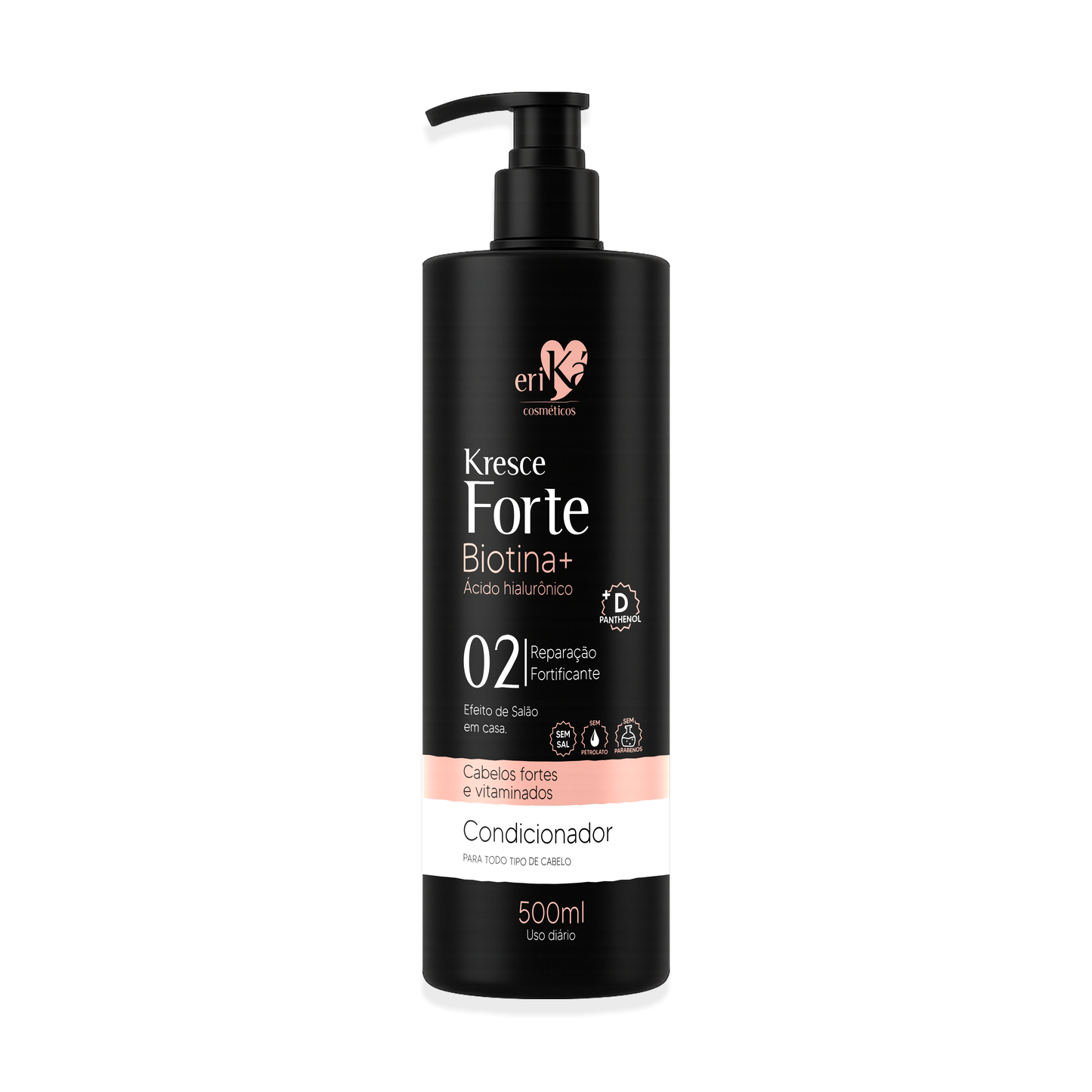 02 - Condicionador Kresce Forte Biotina+ Ácido Hialurônico