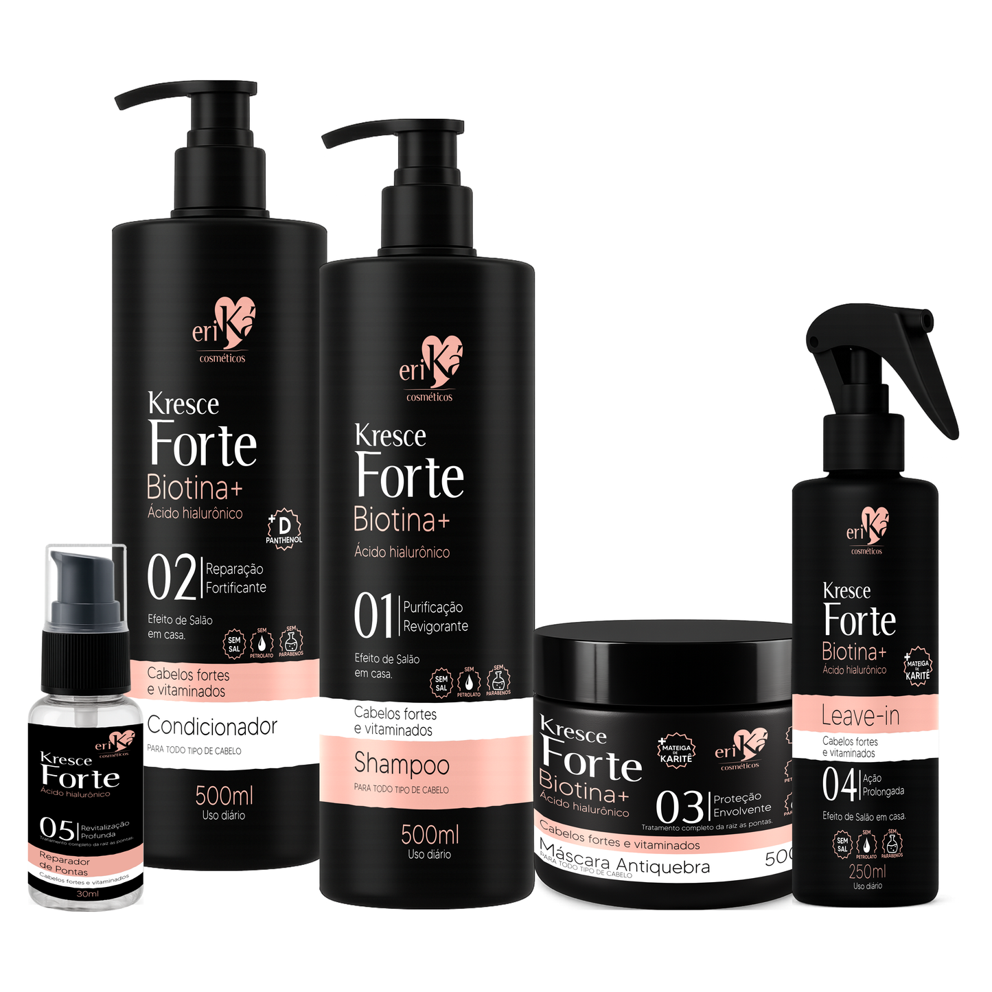 Combo X5 - Kresce Forte Tratamento Completo