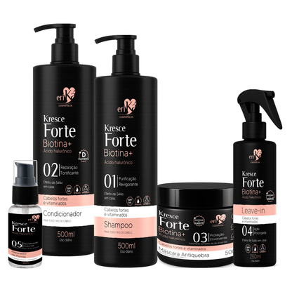 Combo X5 - Kresce Forte Tratamento Completo